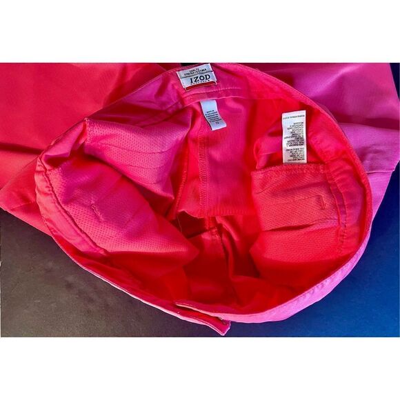 IZOD PERFORMX Stretch Salmon Pink Shorts Sz 12 - Picture 4 of 7